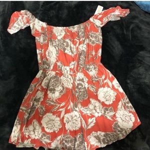 Off the shoulder- short romper